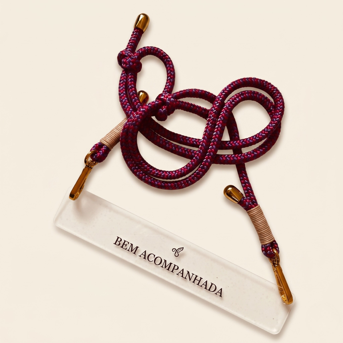 BOOKMARK "SORRY, I'M BOOKED" WITH NAUTICAL ROPE HANDLE